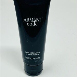 NWT Giorgio Armani Armani Code After Shave Balm 2.5 oz